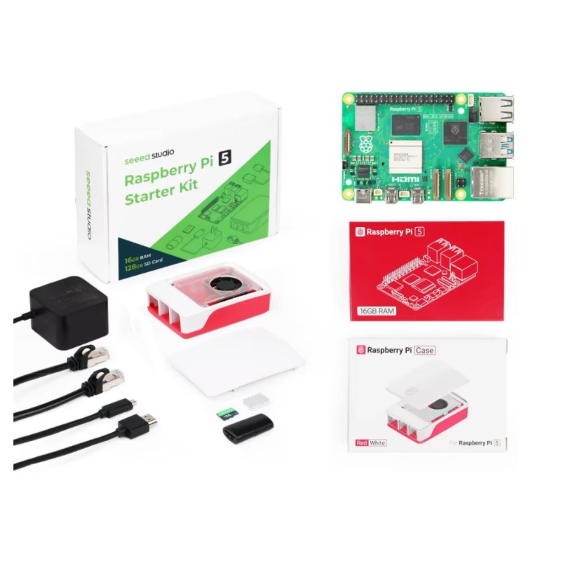 5 Starter Kit - 4GB/8GB/16GB R - đánh giá và giá Raspberry Pi 5 8Gb Kit