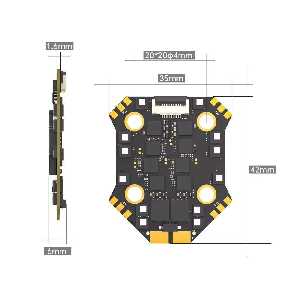 iFlight Borg Mini F7 Flight Co - đánh giá và giá Fpv Flight Controller F7 Stack 60A