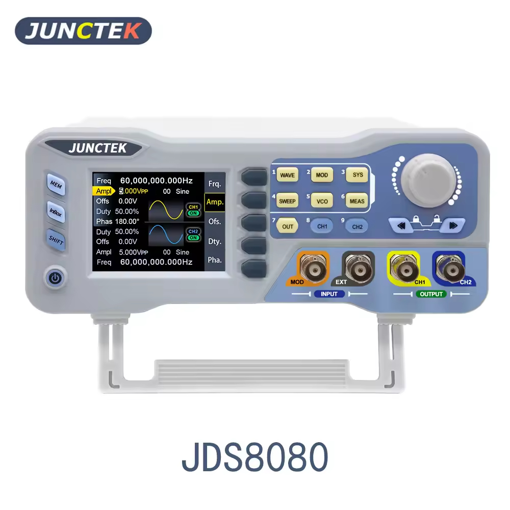 JDS8080 JUNCTEK 80MHz Dual Cha - đánh giá và giá Function Arbitrary Waveform Generator