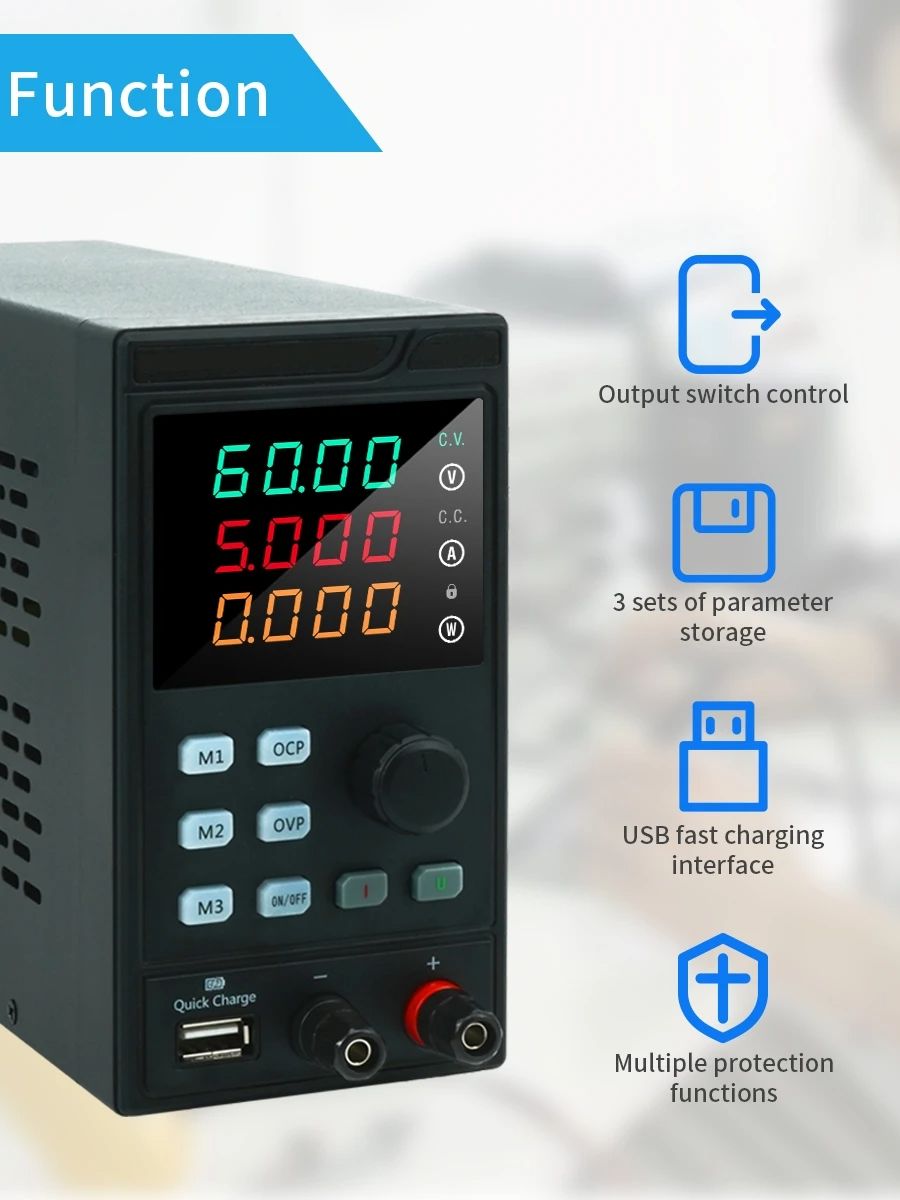 MYAMI 30V 32V 10A with USB/RS4 - đánh giá và giá Programmable Dc Power Supply 30V 10A
