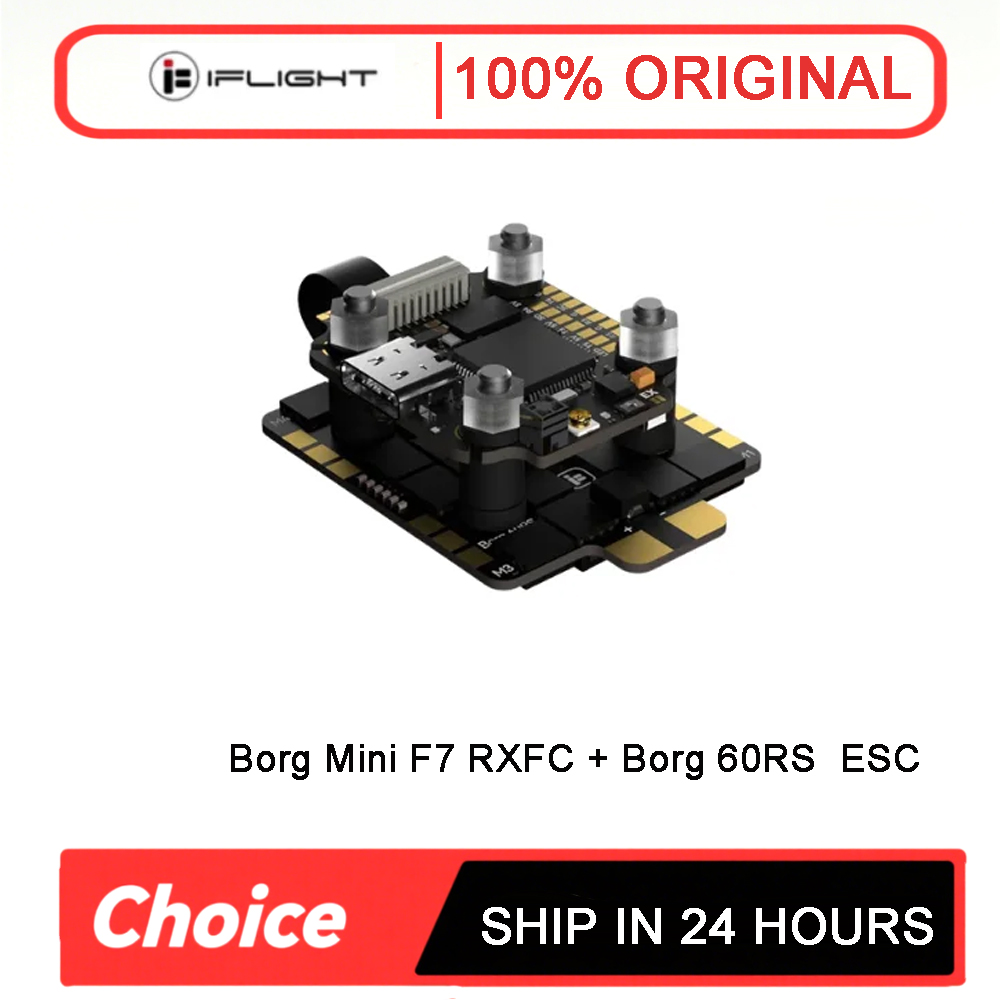 Borg Mini F7 Stack w/ 60RS 60A - đánh giá và giá Fpv Flight Controller F7 Stack 60A